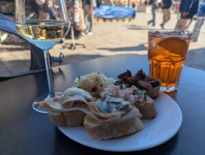 Leckere Snacks in Venedig